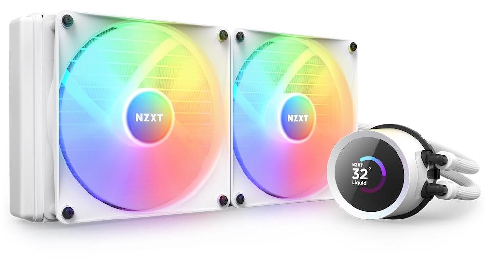 NZXT KRAKEN 280 RGB Matte White Vodné chladenie