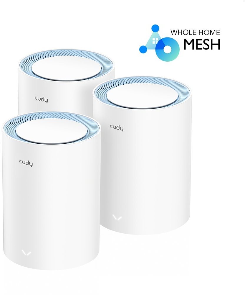 CUDY AC1200 Wi-Fi Gigabit Mesh Solution (3-pack) WLAN-System