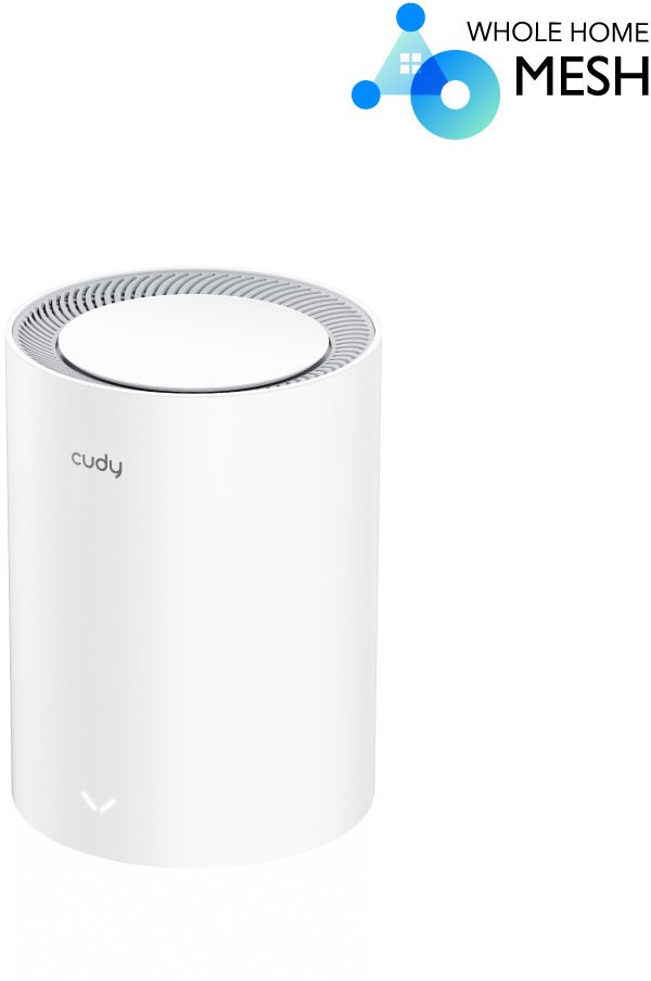 CUDY AX3000 Wi-Fi 6 Mesh 2,5Gb Solution, fehér (1-pack) WiFi rendszer