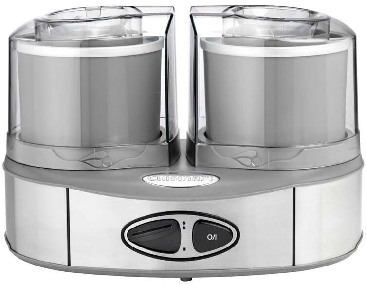 Cuisinart ICE40BCE 2 × 1 l, rozsdamentes acél Fagyigép