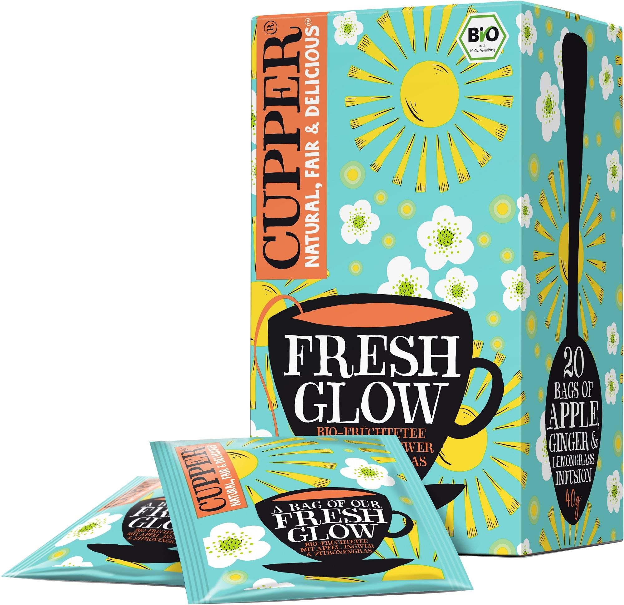 Cupper BIO Fresh Glow 20× 2 g Čaj
