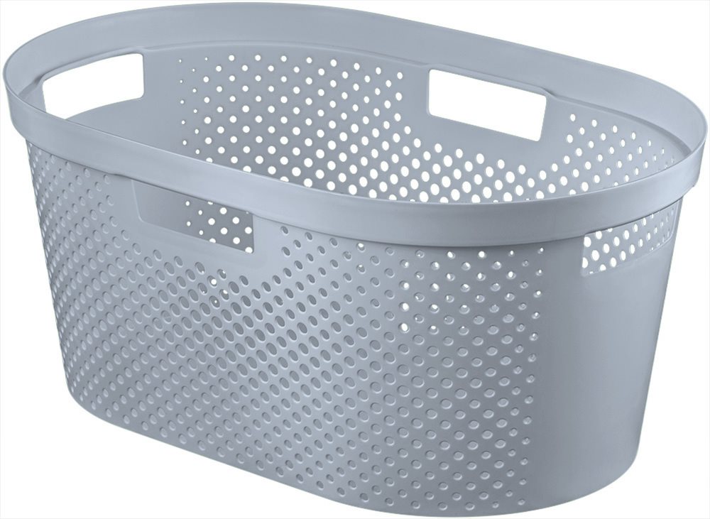 Curver INFINITY 39L Wäschekorb - grau Wäschekorb
