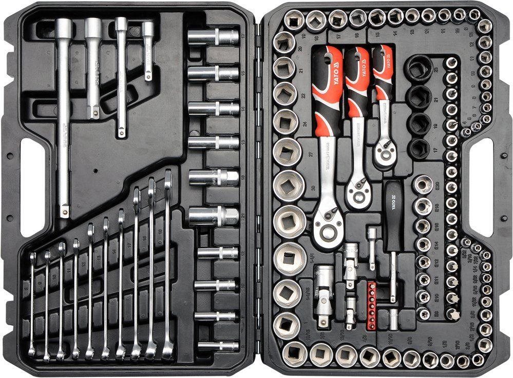 Yato Gola sada 1/2", 3/8", 1/4" + príslušenstvo 120 ks Gola sada