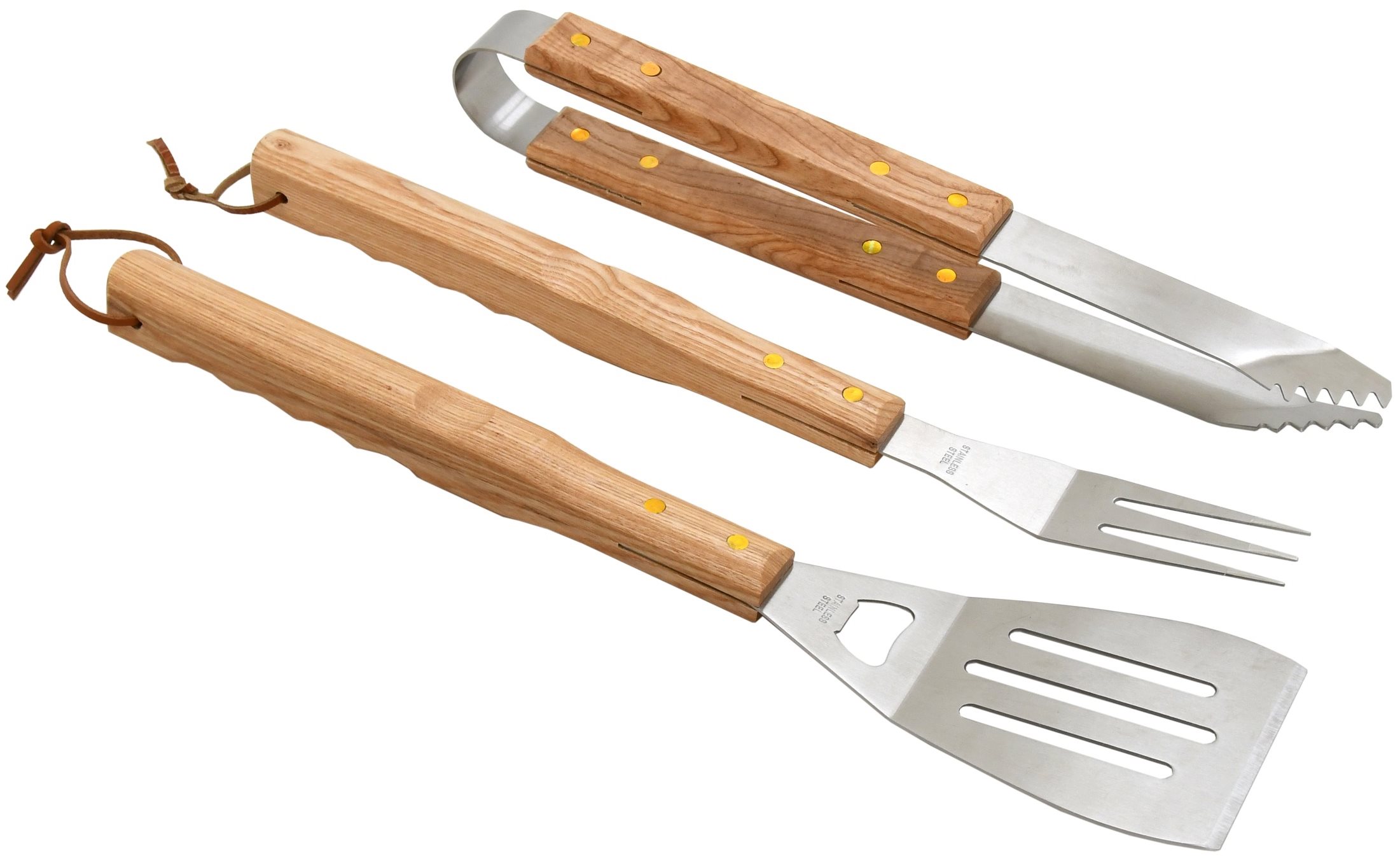 CATTARA Grilovacie náradie WOOD súprava 3 ks Grilovacia sada