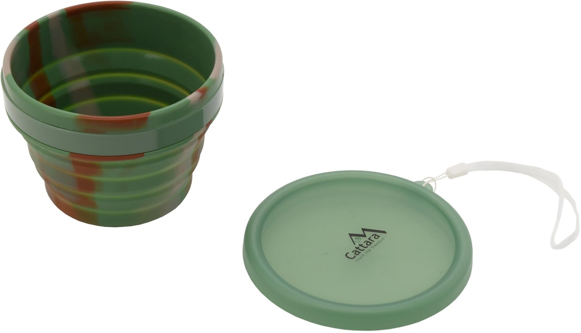 Cattara Összecsukható szilikon tál ARMY 550 ml Tál