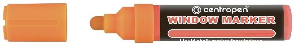 Centropen značkovač 9121 kriedový oranžový 3-4mm Popisovač