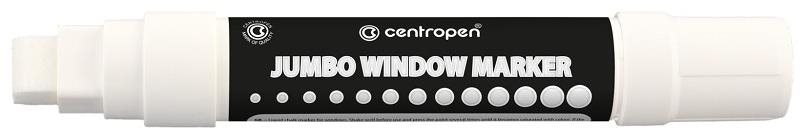 Centropen značkovač 9120 kriedový biely Popisovač