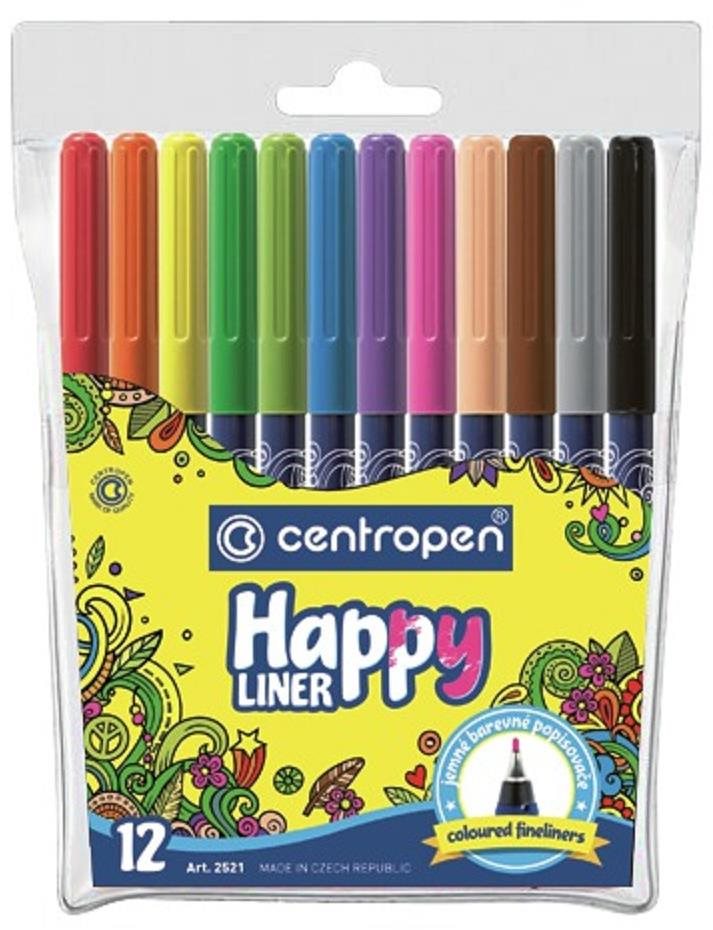 Centropen Happy Liner 2521/12 Marker Tűfilc készlet
