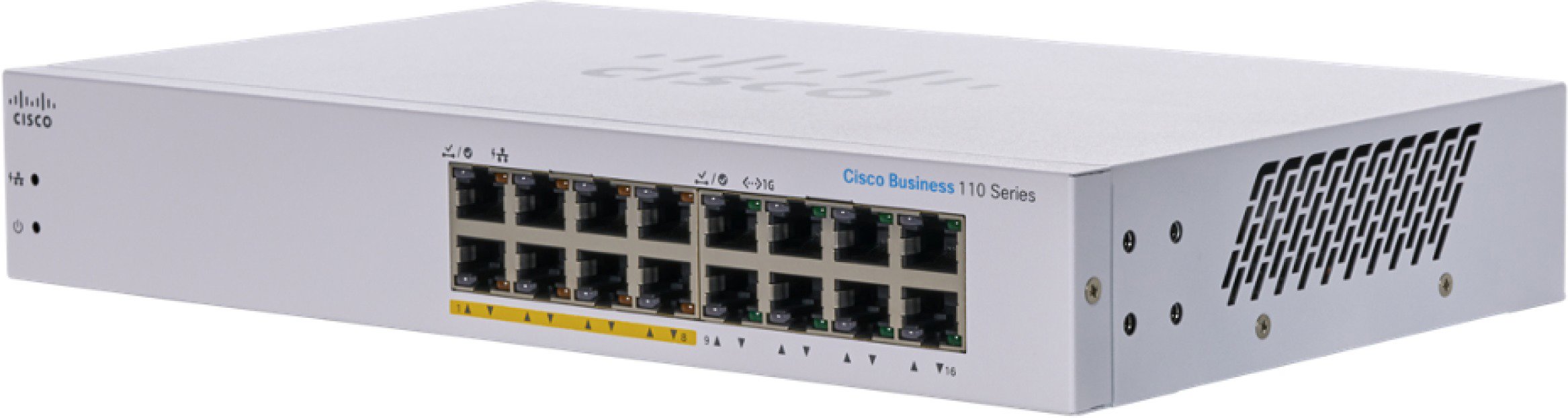 CISCO CBS110 Unmanaged 16-port GE, Partial PoE Switch