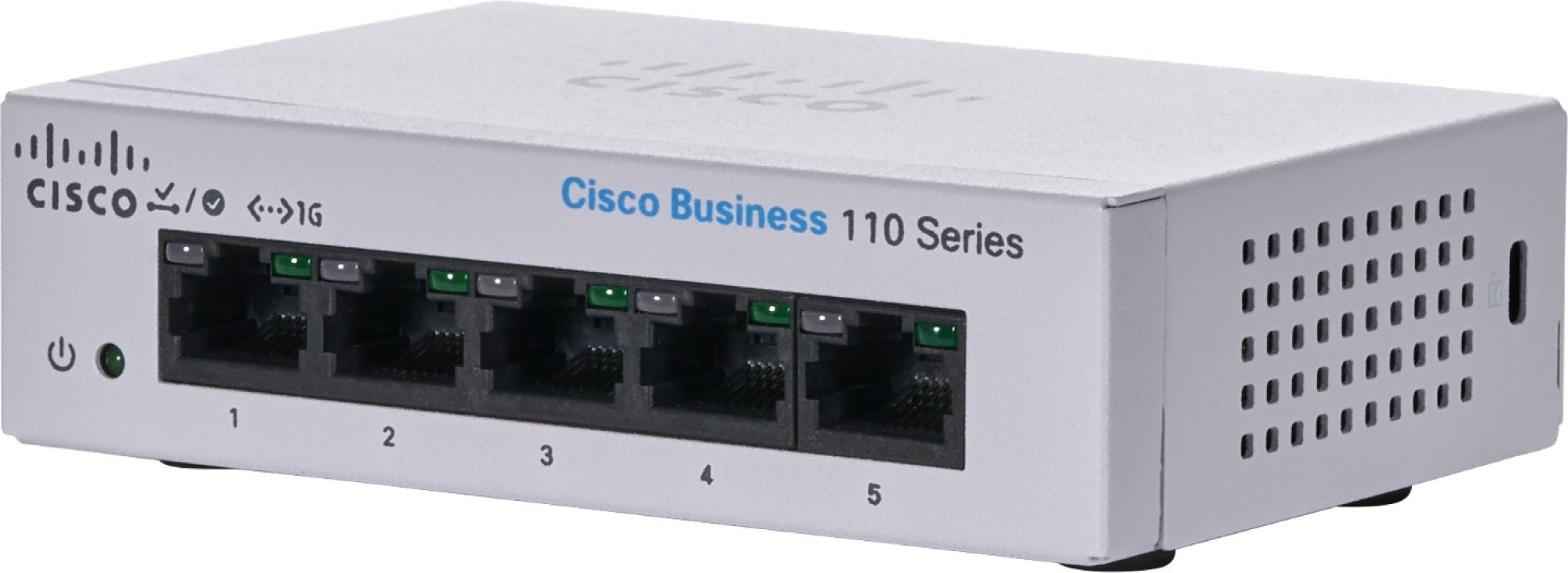 CISCO CBS110 Unmanaged 5-port GE, Desktop, Ext PS Switch