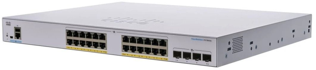 CISCO CBS250 Smart 24-port GE, Full PoE, 4x10G SFP+ Switch
