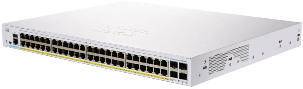 CISCO CBS250 Smart 48-port GE, Partial PoE, 4x1G SFP Switch