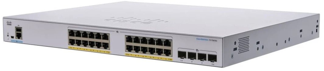 CISCO CBS350 Managed 24-port GE, Full PoE, 4x10G SFP+ Switch