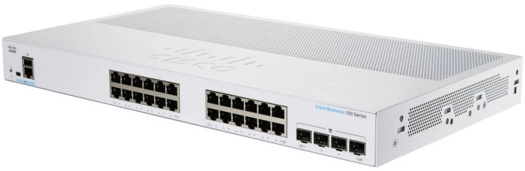 CISCO CBS350 Managed 24-port GE, 4x10G SFP+ Switch