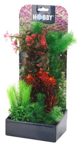 Hobby Plantasy Set 3 súprava umelých rastlín Dekorácia do akvária