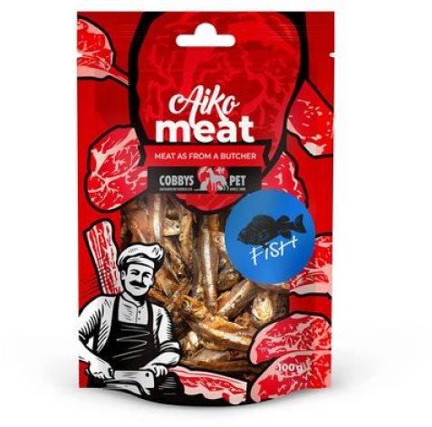 Cobbys Pet Aiko Meat sušené ryby 100 g Maškrty pre psov