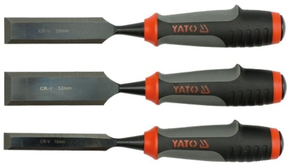 YATO dláta 3 ks Dláta