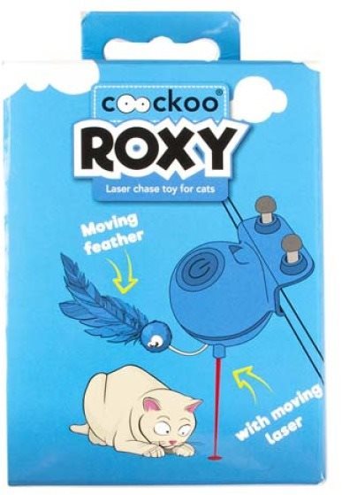 EBI COOCKOO ROXY Interaktívna laserová hračka pre mačky 8 × 8 × 10,...