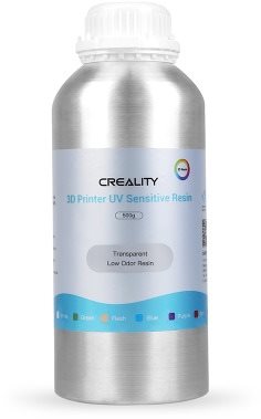 Creality Low odor rigid Resin (500 g), Transparent UV resin