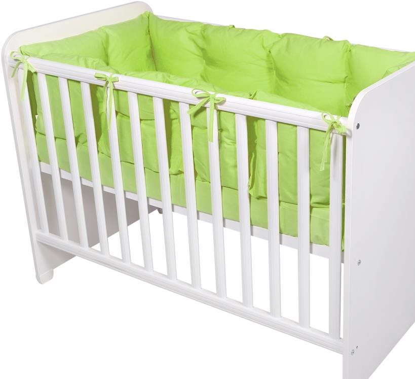 Mantinel do postieľky Lorelli UNI 4 ks. 60 × 120 cm GREEN Mantinel...