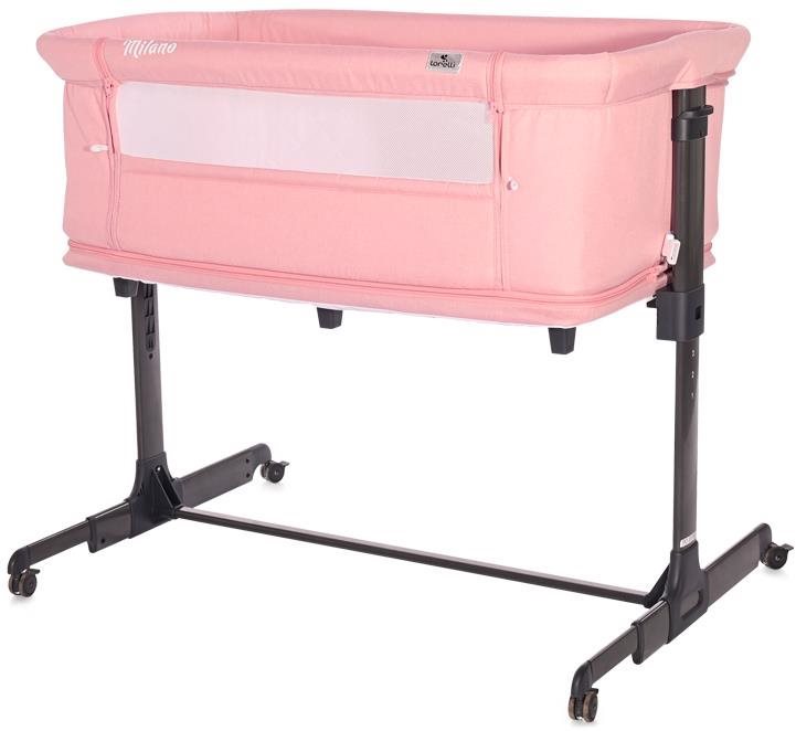 Postieľka a ohrádka pre bábätko Lorelli MILANO 2 v 1 PINK Detská...
