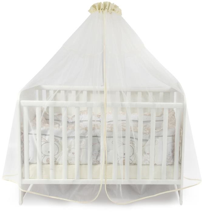 Moskytiéra nad postieľku Lorelli 480 × 150 cm BEIGE Moskytiéra