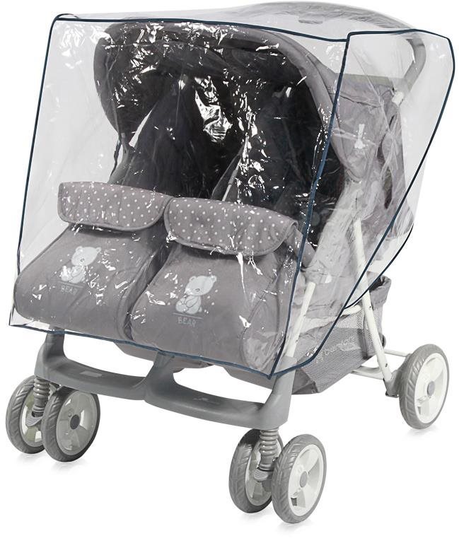 Pláštenka Lorelli DUO na kočík pre dvojičky 170 × 82 cm Pláštenka...
