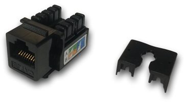 Datacom RJ45 UTP CAT5E (DUAL) MINI noir Keystone