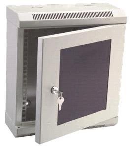 Datacom 10" 6U/140 mm (sklo) sivý Rozvádzač
