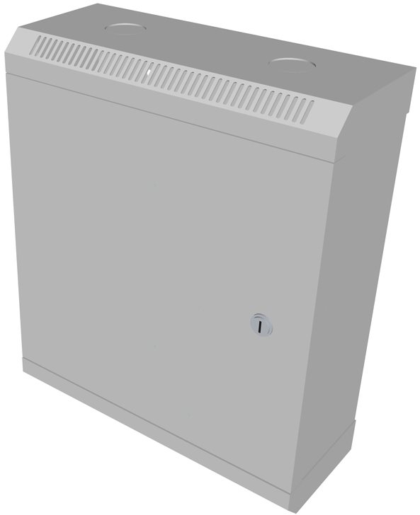 Datacom 10" 9U / 140 mm (fémlemez) szürke Szerver szekrény