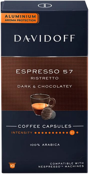 Davidoff Espresso 57 Ristretto 55 g Kávové kapsuly