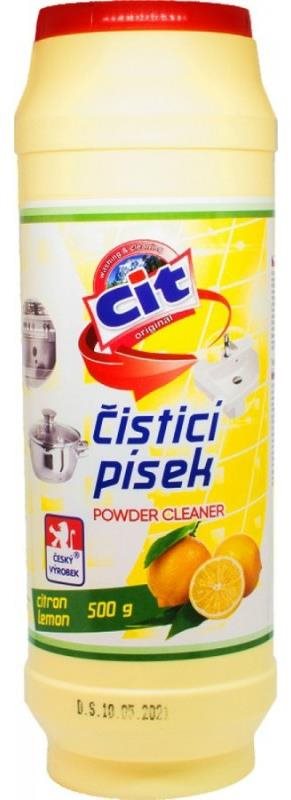 Cit čistiaci prášok na riad 500 g citrón Čistiaci prostriedok