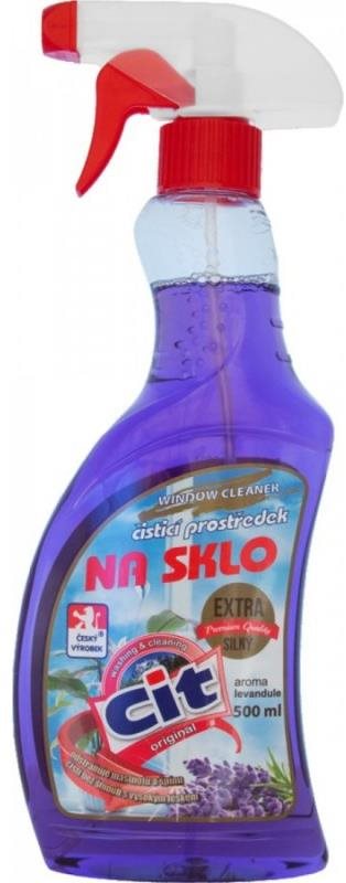 Cit čistič na sklo 500 ml levanduľa Čistiaci prostriedok