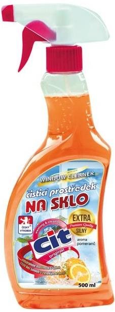 Cit čistič na sklo 500 ml pomeranč a mango Čisticí prostředek