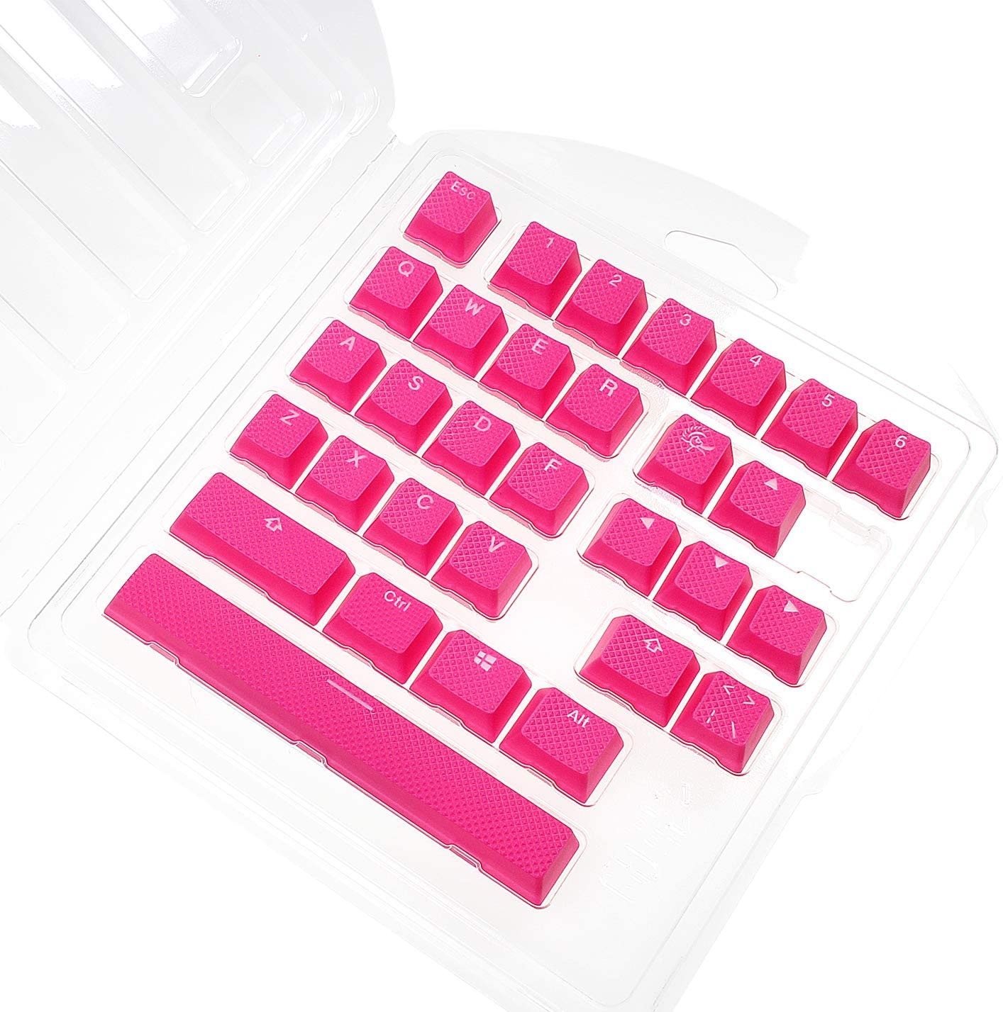 Ducky Rubber Keycap Set - 31 Tasten - Double-Shot Backlight - pink...