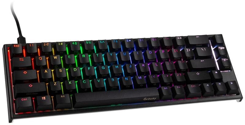 Ducky ONE 2 SF Gaming - MX-Silent-Red - RGB LED - black - US...