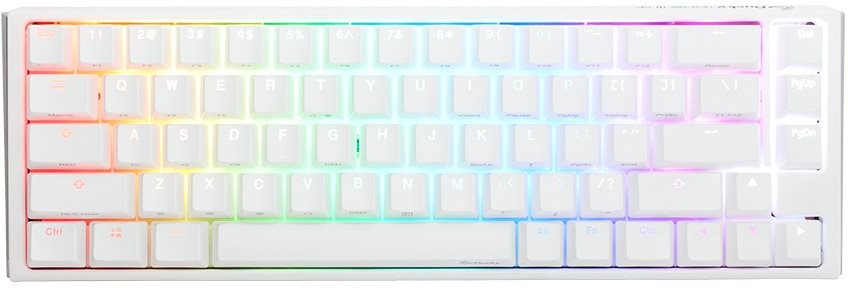 Ducky One 3 Classic Pure White SF Gaming keyboard, RGB LED -...