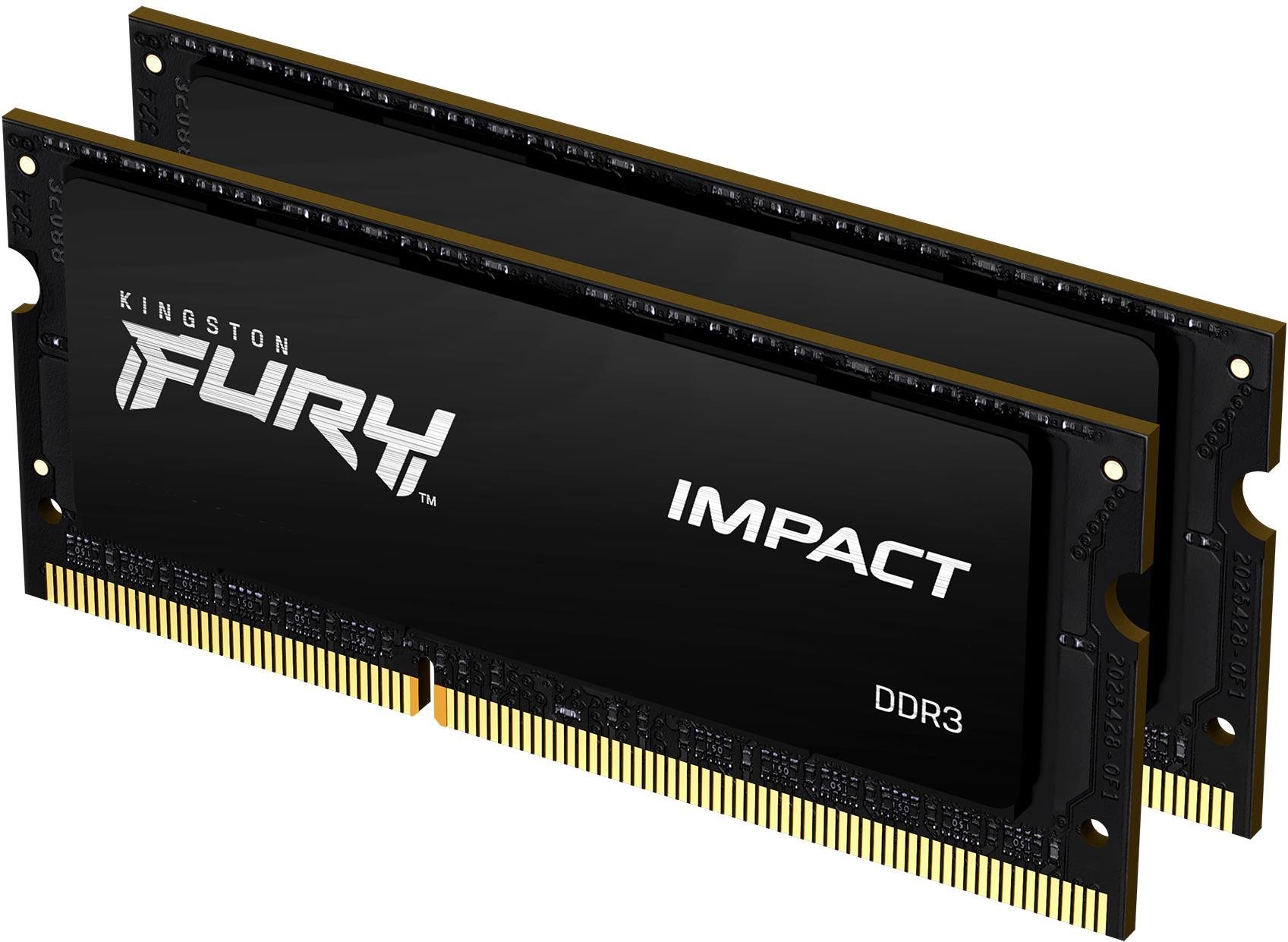 Kingston FURY SO-DIMM 16 GB KIT DDR3L 1866 MHz CL11 Impact Operačná...