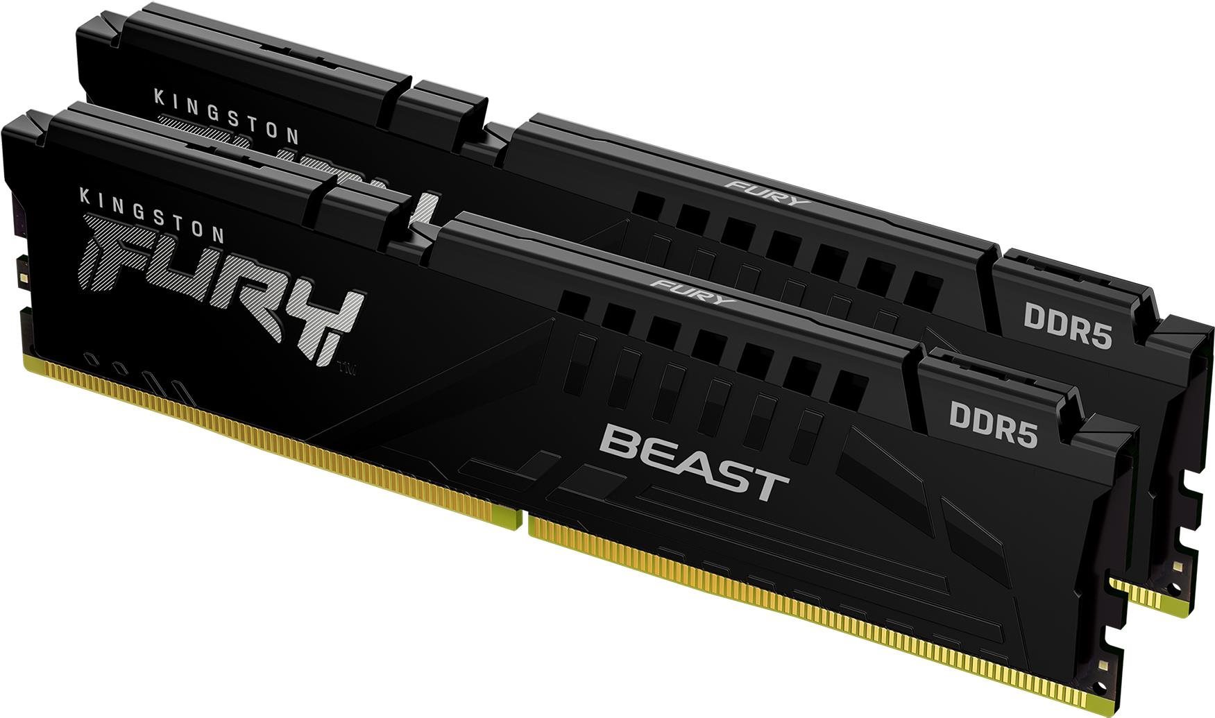 Kingston FURY 32GB KIT DDR5 6000MHz CL40 Beast Black Arbeitsspeicher