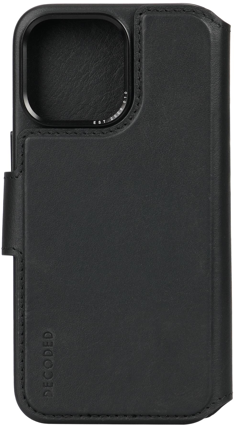 Decoded Detachable Wallet iPhone 15 Pro Max fekete bőr tok...