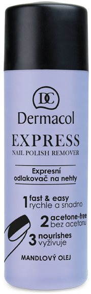 DERMACOL Express Nail Polish Remover 120 ml Odlakovač na nechty