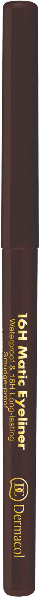 DERMACOL 16H Matic Eyeliner No.03 Brown 0,3 g Tužka na oči