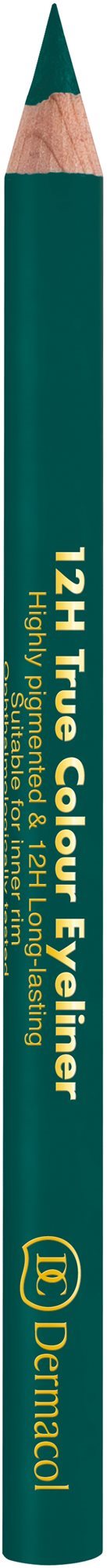 DERMACOL 12H True Colour Eyeliner No.05 Green 2 g Tužka na oči