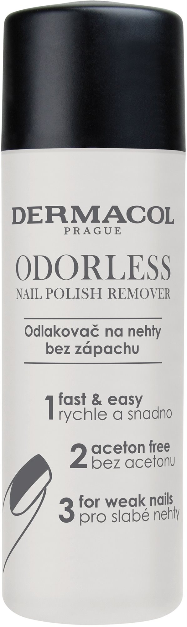 DERMACOL Odorless Nail Polish Remover 120 ml Odlakovač na nechty