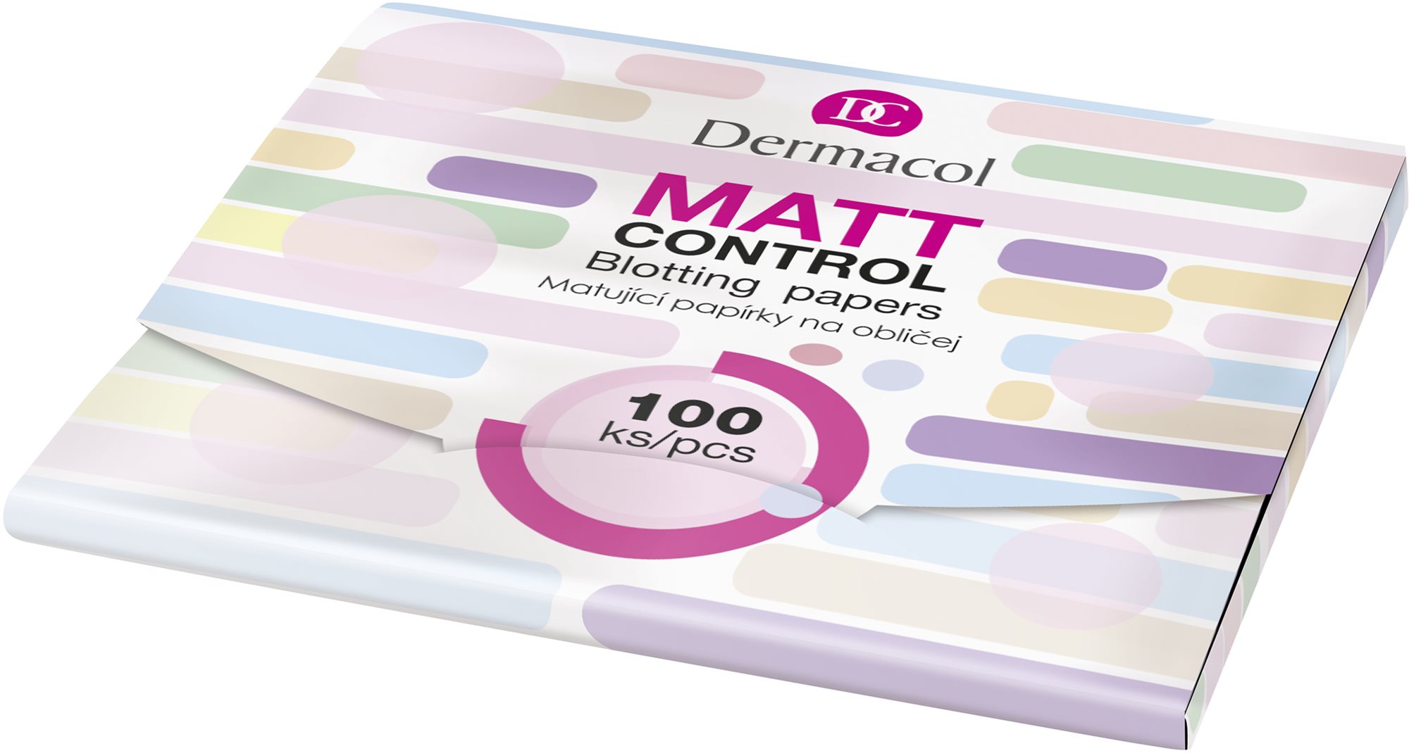 DERMACOL Matt Control Blotting Papers 100 ks Zmatňujúce obrúsky