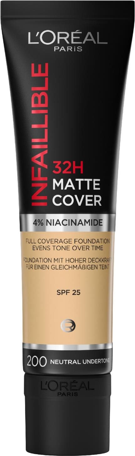 L'ORÉAL PARIS Infaillible 24H Matte Cover 200 Golden Sand 35 ml...