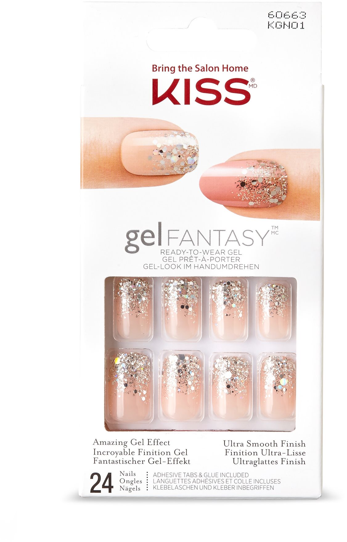 KISS Gel Fantasy Nails – Fanciful Umelé nechty