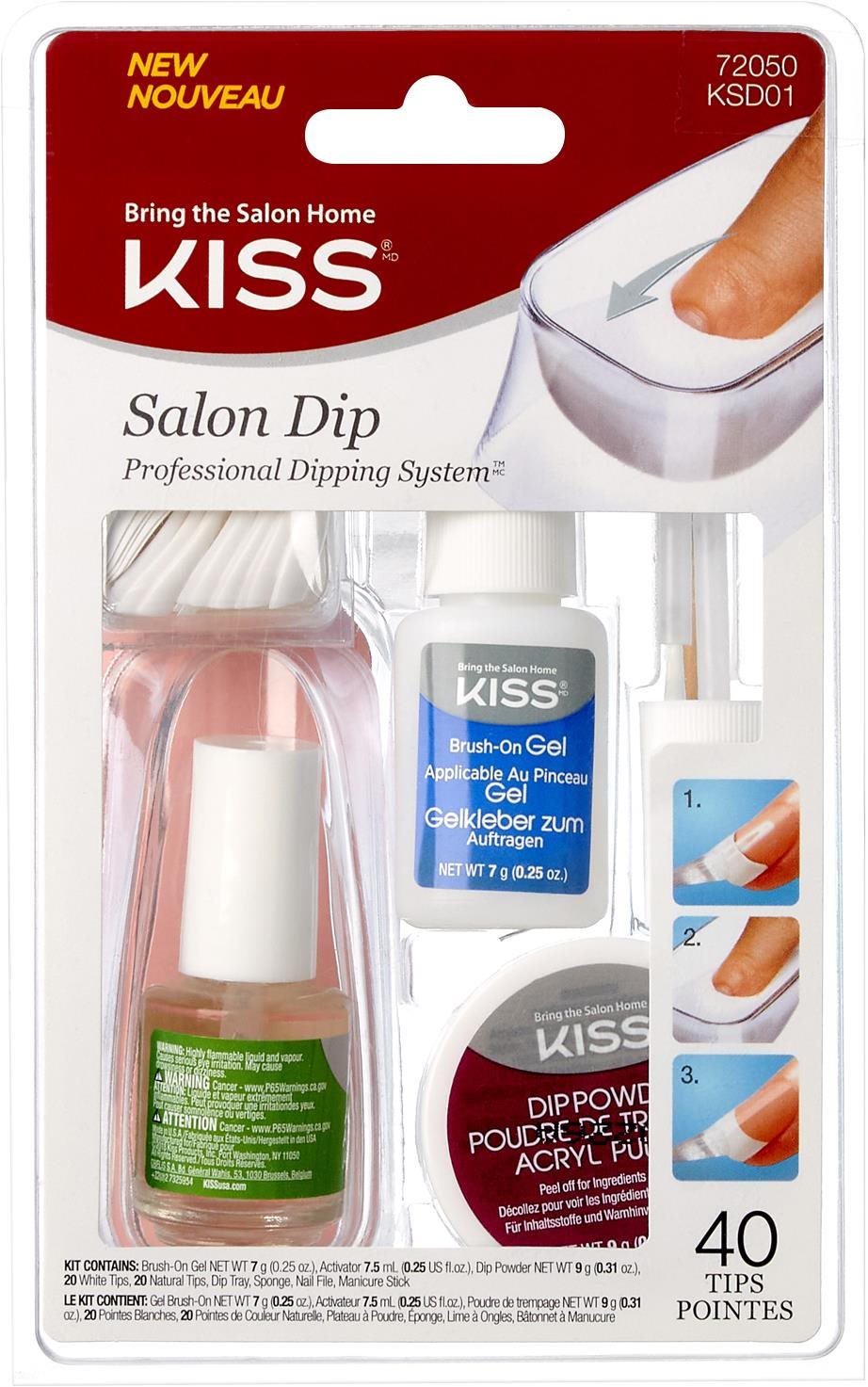 KISS Salon Dip Umelé nechty