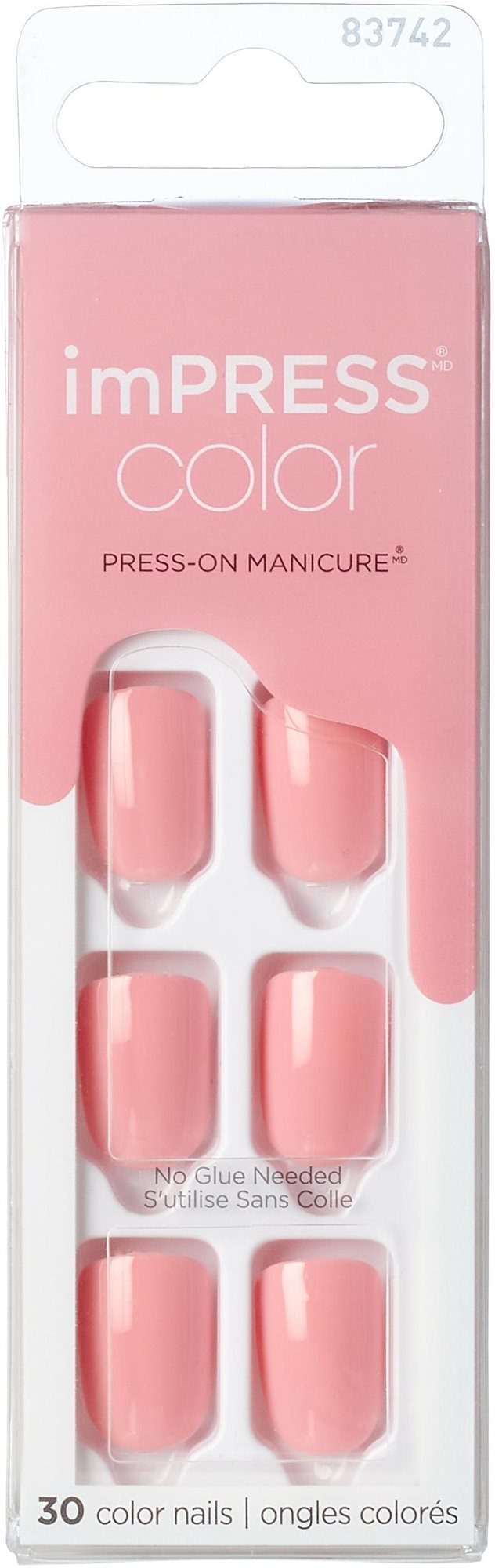 KISS imPRESS Color - Pretty Pink Műköröm