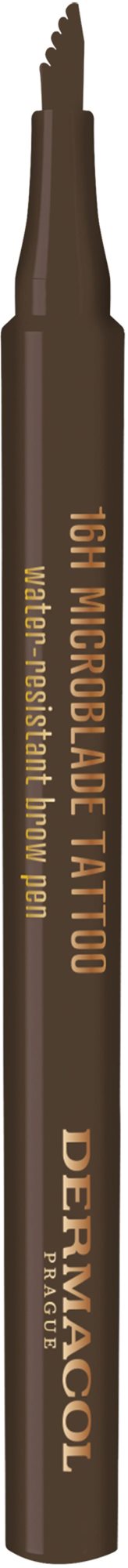 DERMACOL 16H Microblade tattoo Eyebrow pen No. 03 1 ml Ceruzka na...